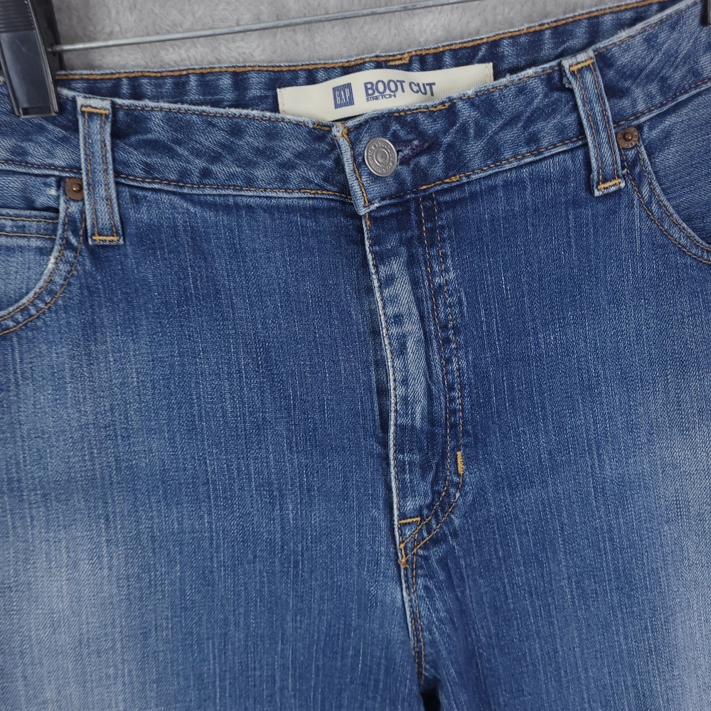 Vintage Gap Y2K Womens Premium Bootcut Jeans 14 Light Wash USA - Picture 11 of 16